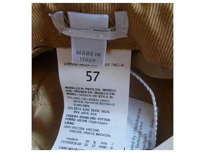 MAX MARA brandneue Schiebermütze Beige - Ansicht 8
