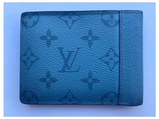 Louis Vuitton Sold Out Denim Blue Multiple Wallet Slender - view 2