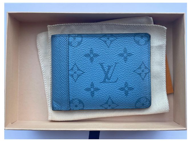 Louis Vuitton Sold Out Denim Blue Multiple Wallet Slender - view 3