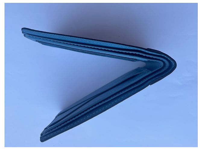 Louis Vuitton Sold Out Denim Blue Multiple Wallet Slender - view 6