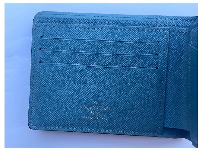 Louis Vuitton Sold Out Denim Blue Multiple Wallet Slender - view 8