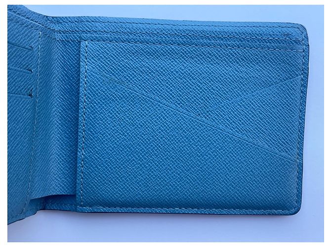 Louis Vuitton Sold Out Denim Blue Multiple Wallet Slender - view 9