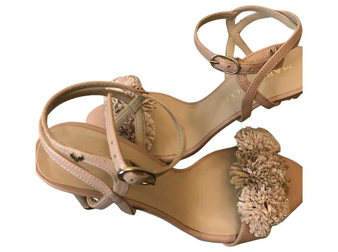 Autre Marque Sandali Martinelli in pelle Beige - vista 2
