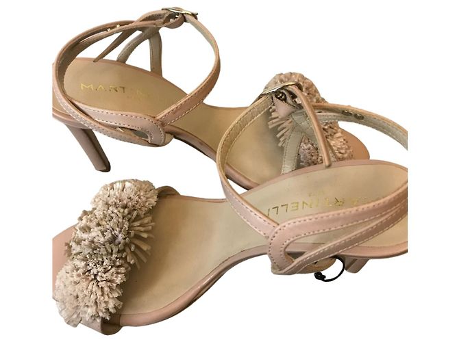 Autre Marque Sandali Martinelli in pelle Beige - vista 4