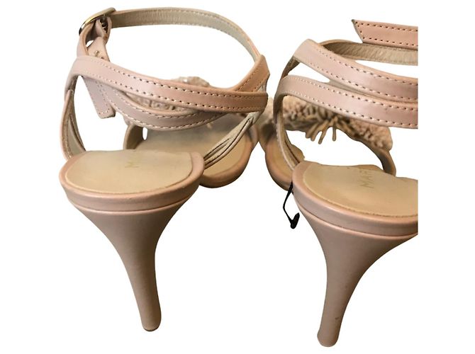 Autre Marque Sandali Martinelli in pelle Beige - vista 6