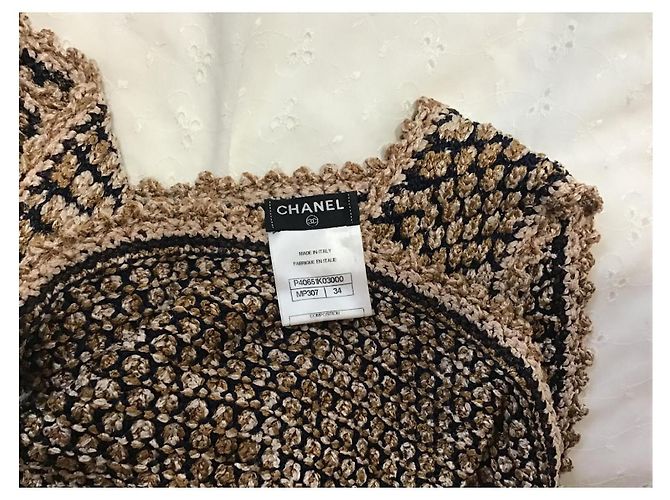 Chanel Kleid Beige Bronze - Ansicht 3