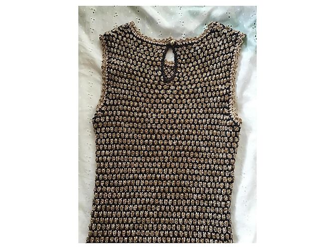 Chanel Kleid Beige Bronze - Ansicht 6