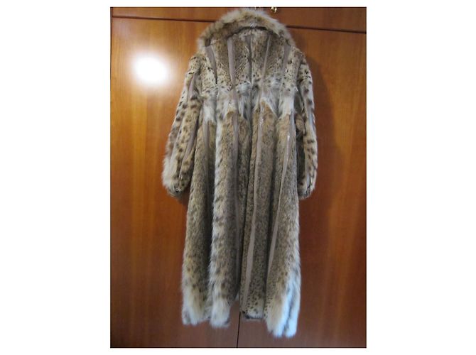Autre Marque Lujoso abrigo de piel de lince Multicolor - vista 2