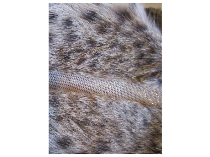 Autre Marque Lujoso abrigo de piel de lince Multicolor - vista 8