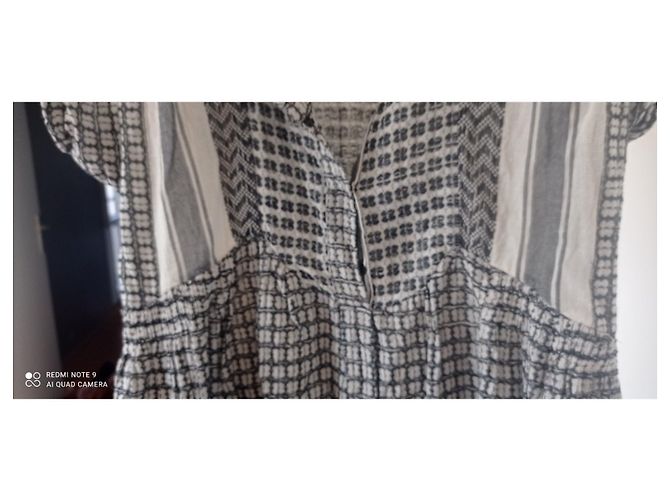 Vestido Isabel Marant Etoile de lino gris - vista 2