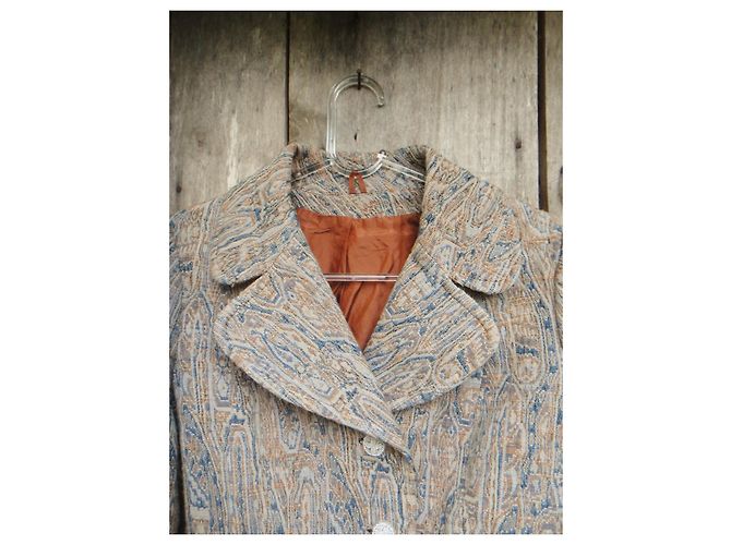 Autre Marque vintage sixties t jacket 38 Grey - view 2