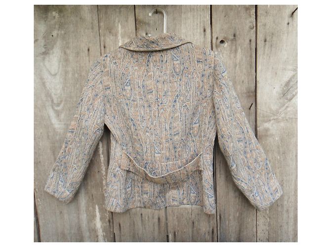 Autre Marque vintage sixties t jacket 38 Grey - view 4