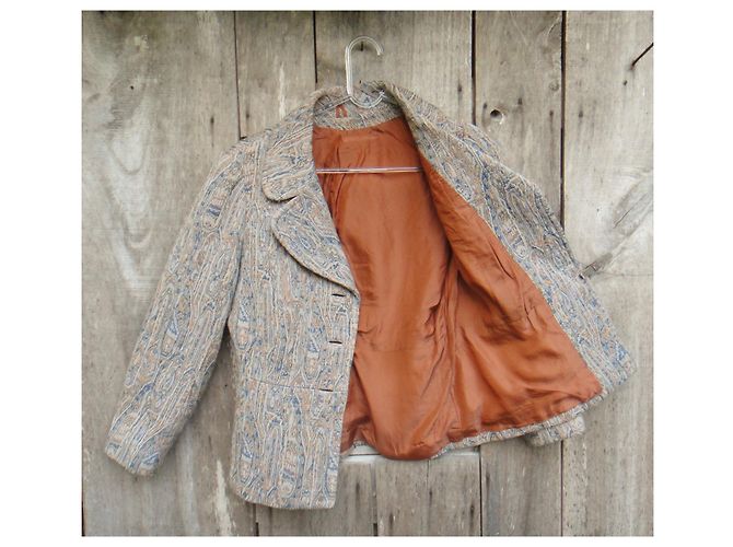 Autre Marque vintage sixties t jacket 38 Grey - view 5