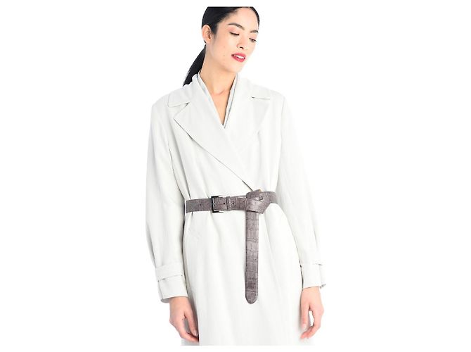 MAX MARA brandneuer Echtledergürtel Taupe - Ansicht 2
