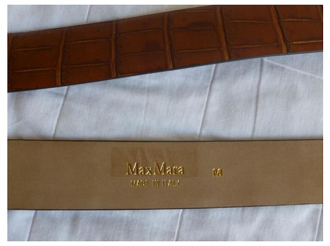 MAX MARA brandneuer Echtledergürtel Braun - Ansicht 3