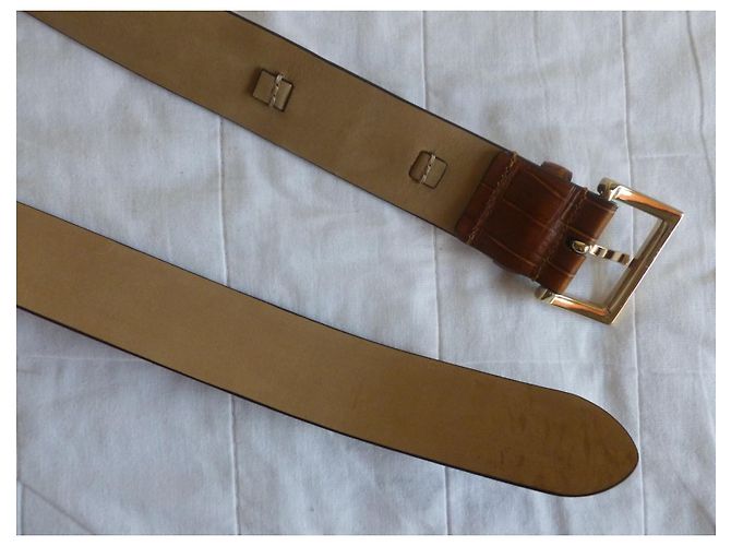 MAX MARA brandneuer Echtledergürtel Braun - Ansicht 6