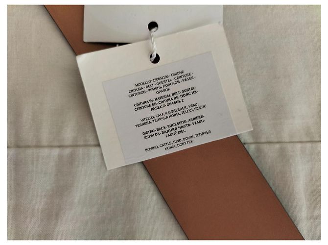 MAX MARA brandneuer Echtledergürtel Grau - Ansicht 7