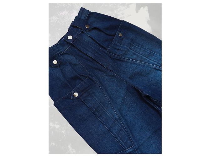 Jeans Isabel Marant Blu in Cotone - vista 3