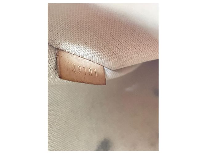 Louis Vuitton Damier Azur Figheri Tragetasche Beige - Ansicht 10