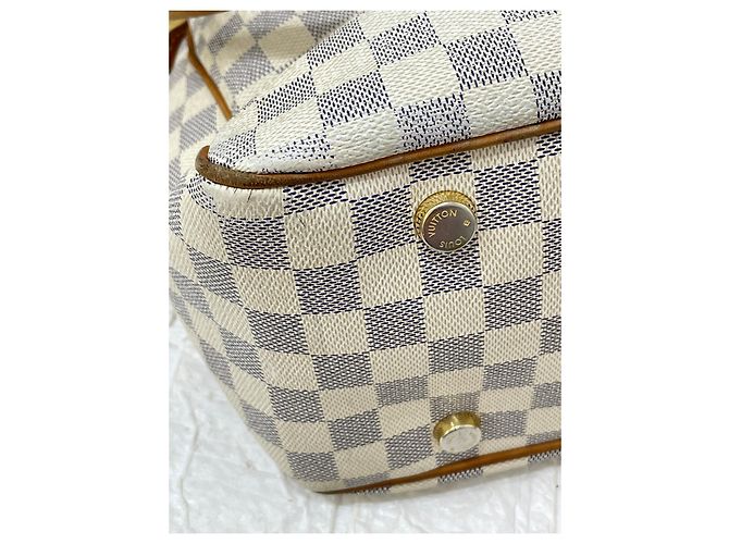 Louis Vuitton Damier Azur Figheri Tragetasche Beige - Ansicht 4