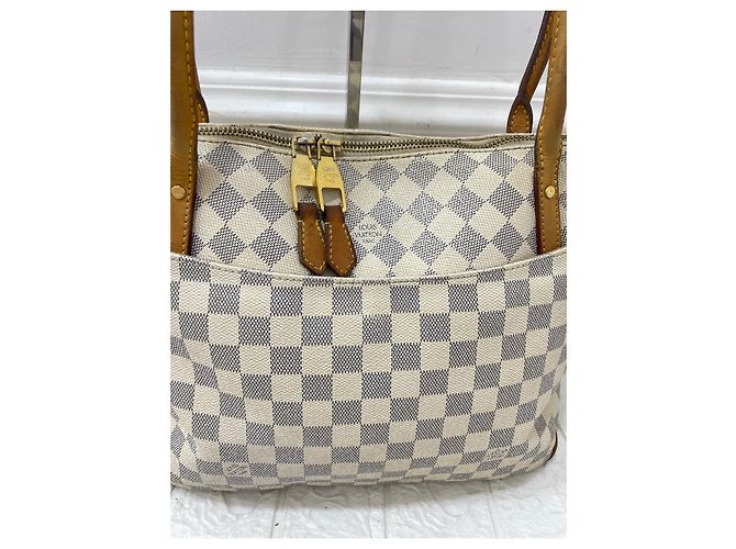 Louis Vuitton Damier Azur Figheri Tragetasche Beige - Ansicht 6