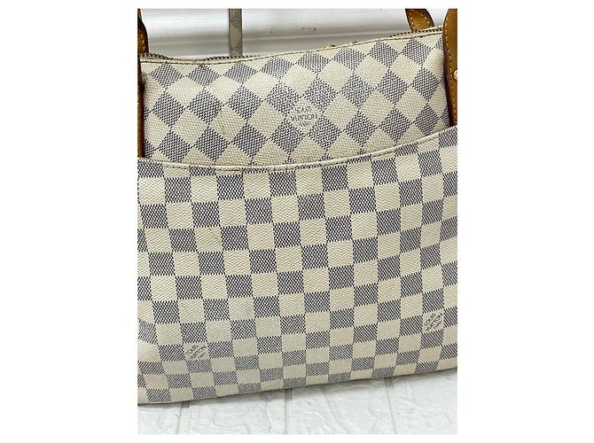 Louis Vuitton Damier Azur Figheri Tragetasche Beige - Ansicht 7