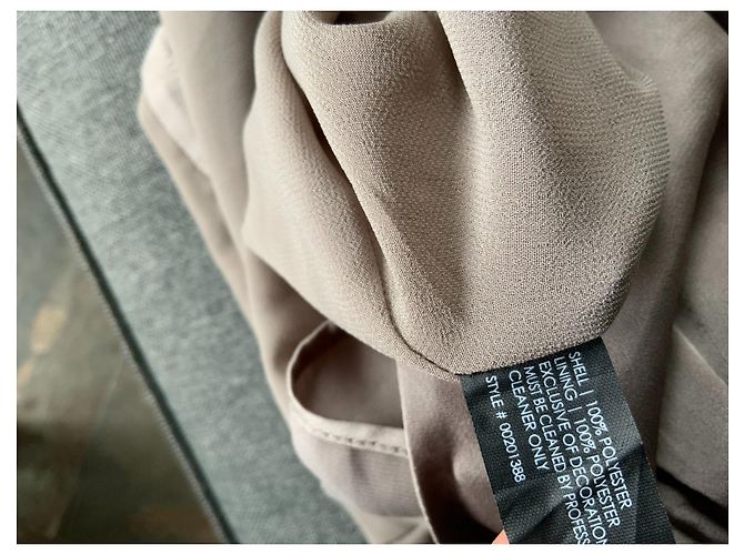 Club Monaco Langes Kleid Grau Polyester Größe 10 - Ansicht 7
