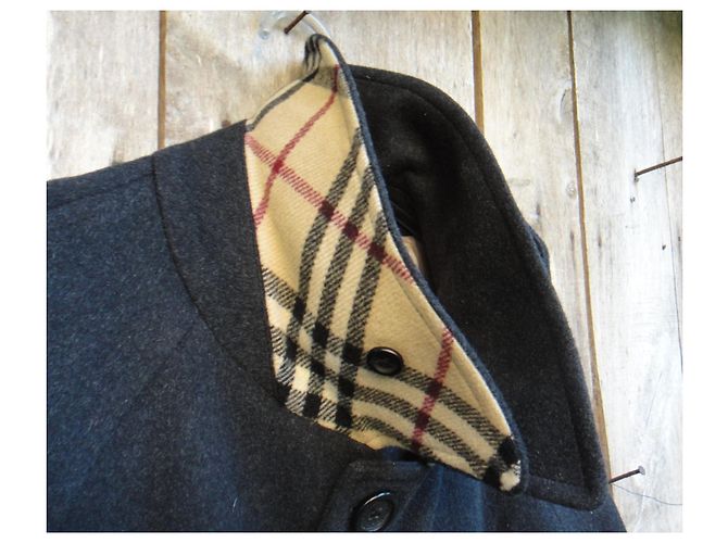 Burberry short coat size 54 Dark grey - view 2