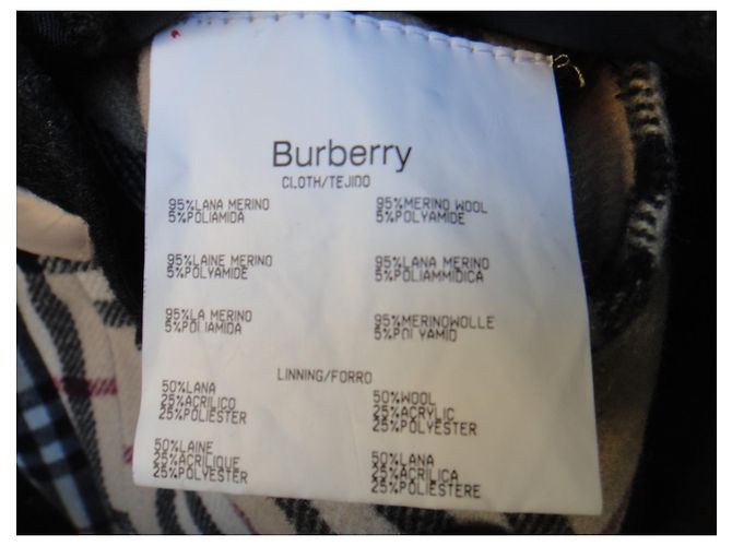 Burberry short coat size 54 Dark grey - view 7
