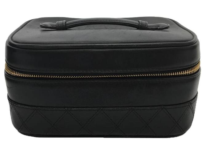 Chanel vanity bag Black Leather ref.591609 - Joli Closet