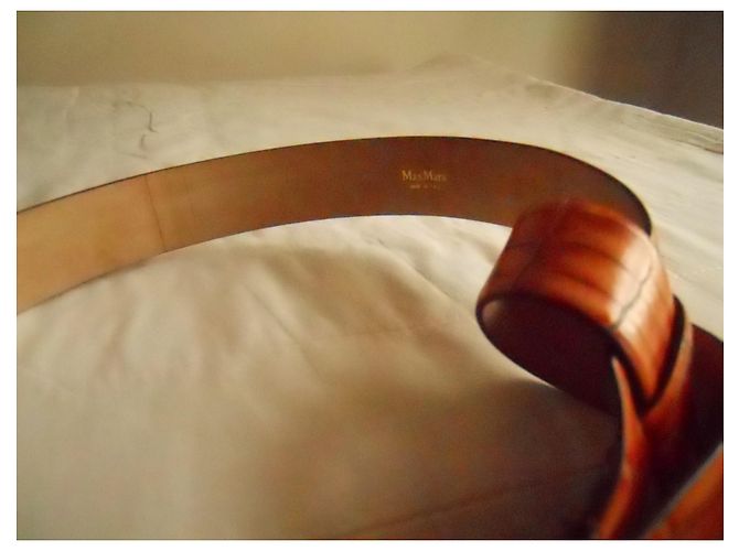 MAX MARA brandneuer Echtledergürtel Cognac - Ansicht 4