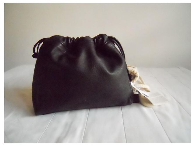 Weekend Max Mara MAX MARA WEEKEND nuovissima pochette in vera pelle. Nero - vista 7