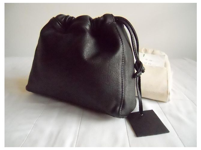 Weekend Max Mara MAX MARA WEEKEND nuovissima pochette in vera pelle. Nero - vista 8