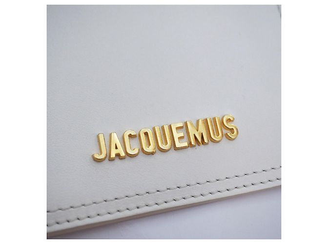 Jacquemus La Ceinture Carree Ledergürtel in Weiß L - Ansicht 9