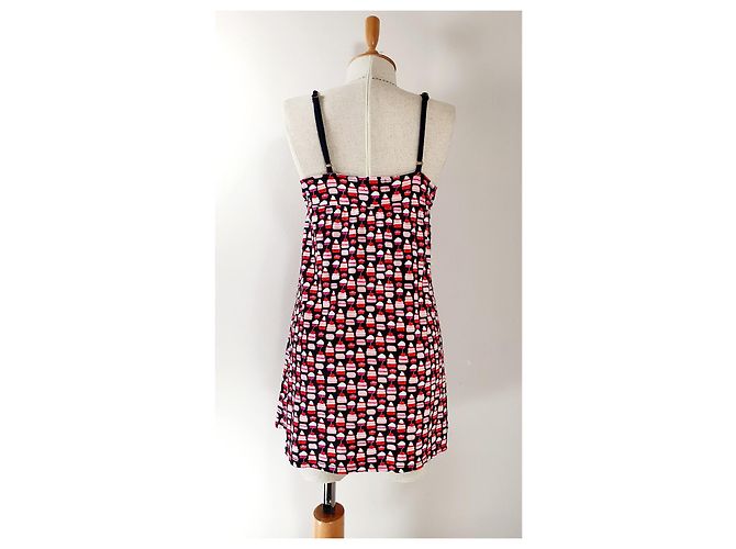 Canotta Kate Spade Dream a Little Dream Nera Rosa Nero Multicolore - vista 4