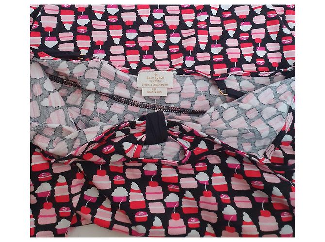 Canotta Kate Spade Dream a Little Dream Nera Rosa Nero Multicolore - vista 5