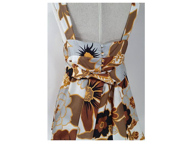 Canotta in seta J.Crew Marrone Multicolore - vista 5