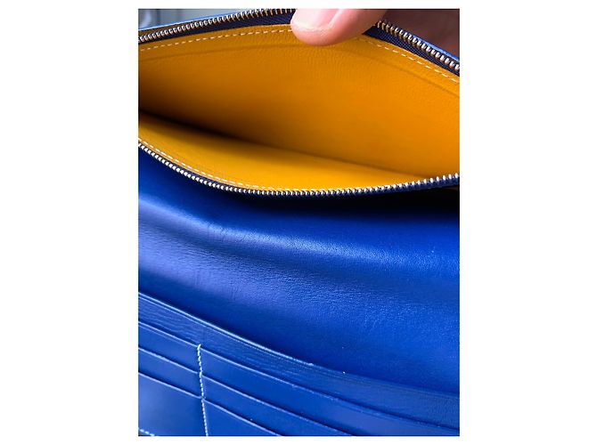 Goyard Marine blu vertical wallet - view 10