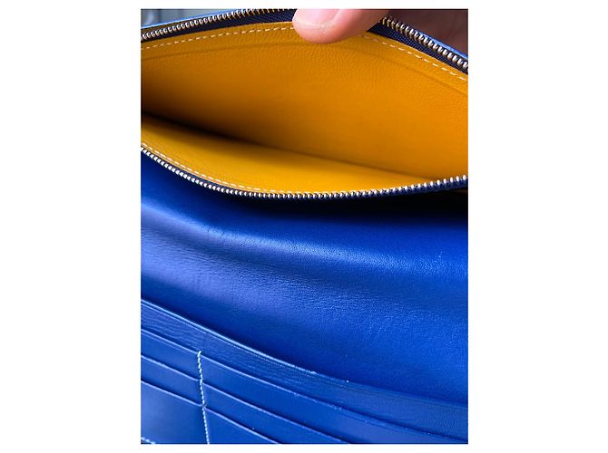 Goyard Marine blu vertical wallet - view 11