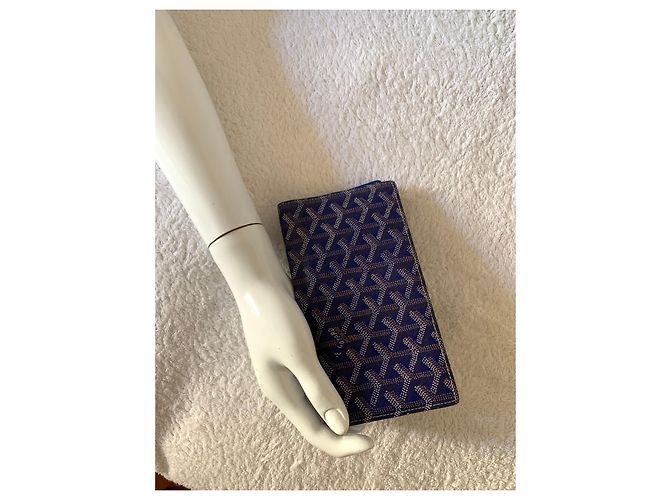 Goyard Marine blu vertical wallet - view 13