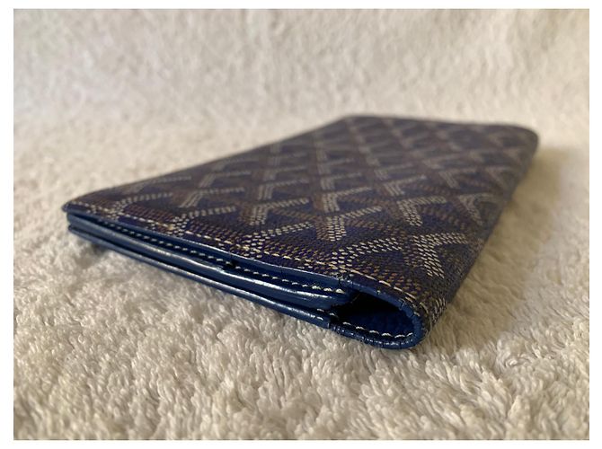 Goyard Marine blu vertical wallet - view 4
