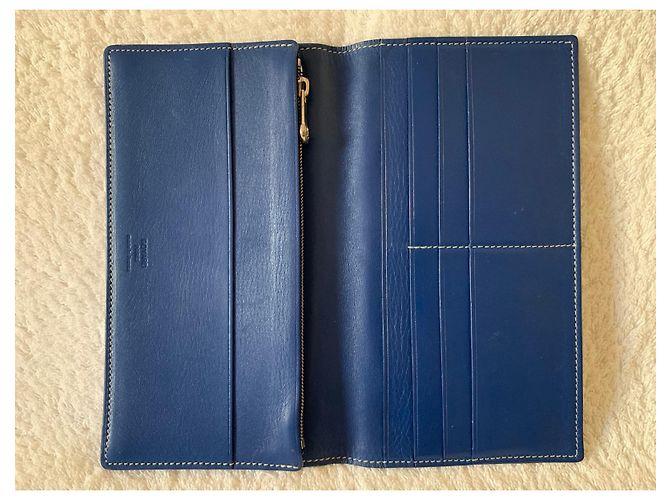 Goyard Marine blu vertical wallet - view 5