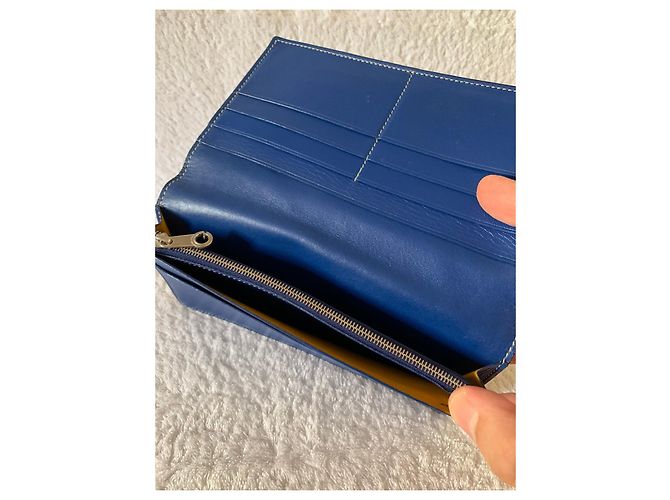 Goyard Marine blu vertical wallet - view 7
