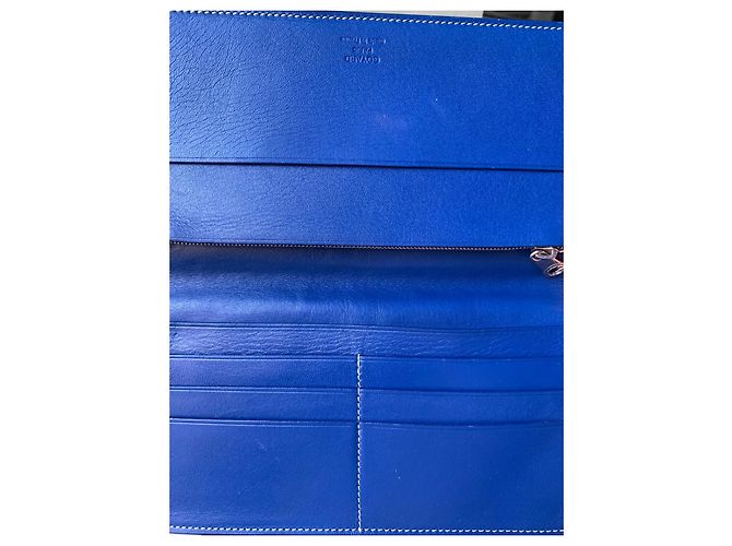 Goyard Marine blu vertical wallet - view 9