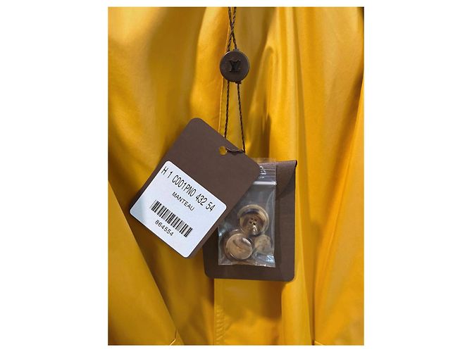 Louis Vuitton Trench / giacca a vento nuovissimo con tag Giallo - vista 3