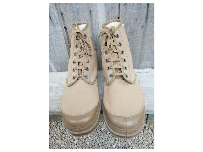 Autre Marque vintage Wissart canvas ankle boot 43 Beige - view 3
