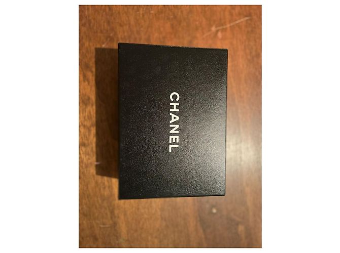 Pochette Chanel in pelle con leone di Mosca Grigio antracite - vista 4