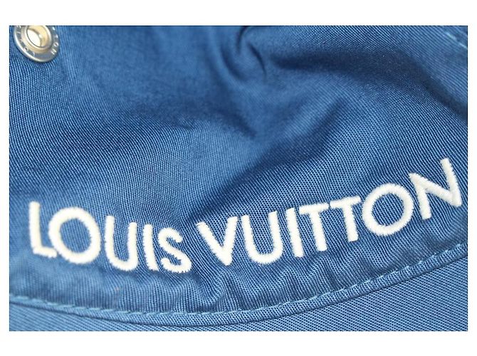 Bucket Louis Vuitton Size 58 Cappello a secchiello in denim con monogramma 56LK322S - vista 11