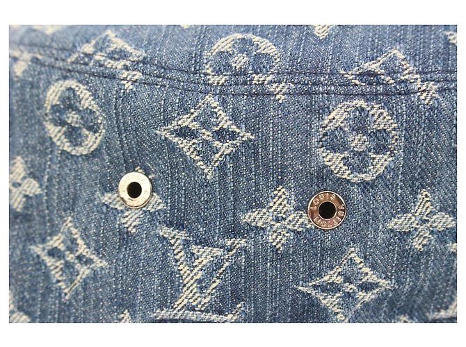 Bucket Louis Vuitton Size 58 Cappello a secchiello in denim con monogramma 56LK322S - vista 5