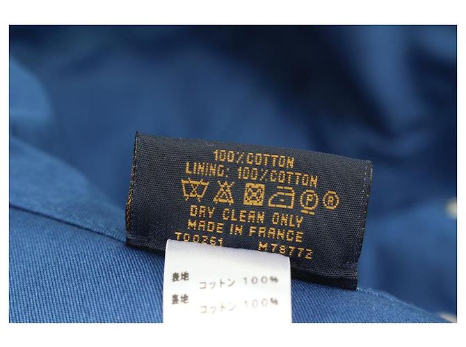 Bucket Louis Vuitton Size 58 Cappello a secchiello in denim con monogramma 56LK322S - vista 9